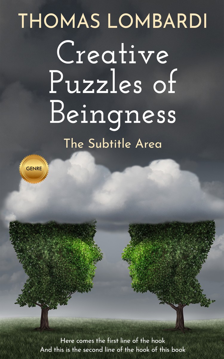 2D view of Lunar Green #2468 - Premade Business Book Cover