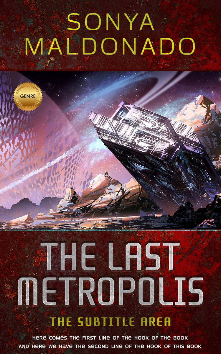 2D view of Tamarind #2478 - Premade Science Fiction Book Cover