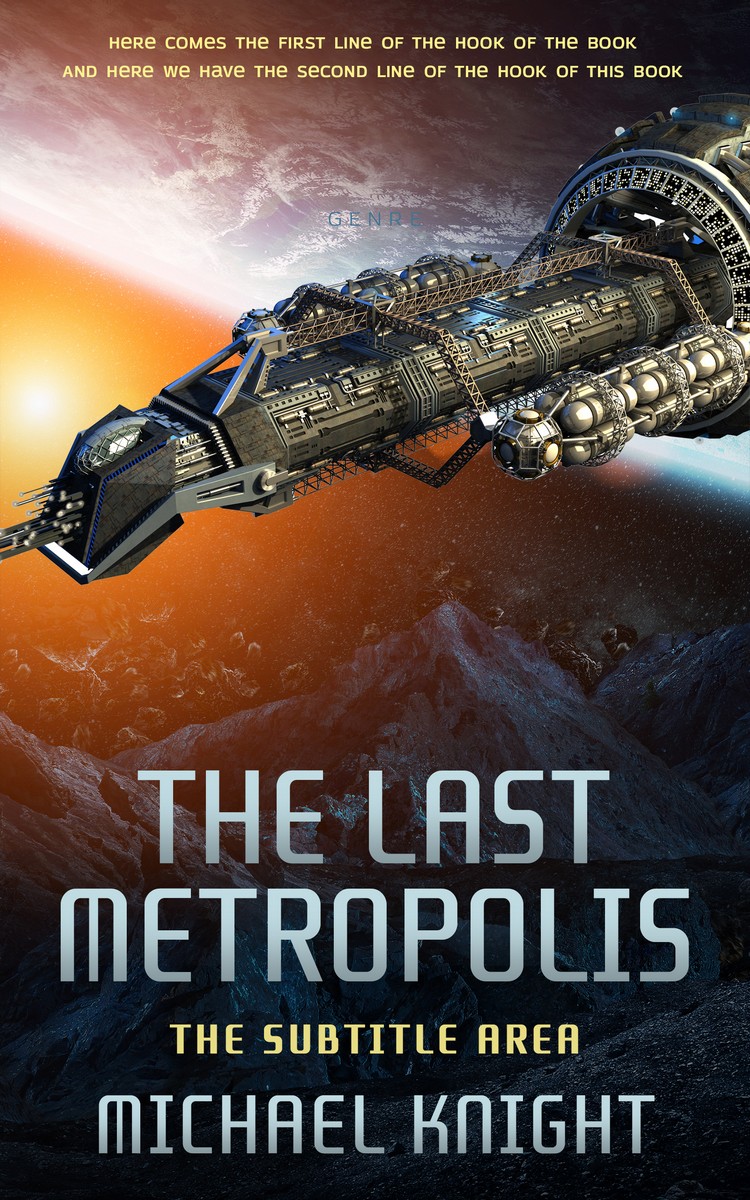 2D view of Cameo #2482 - Premade Apocalyptica Book Cover