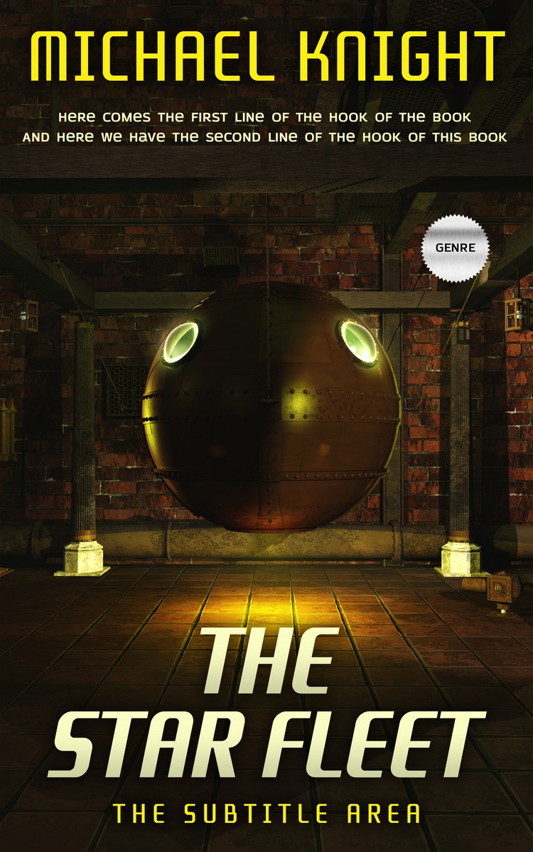 2D view of Eternity #2487 - Premade Science Fiction Book Cover