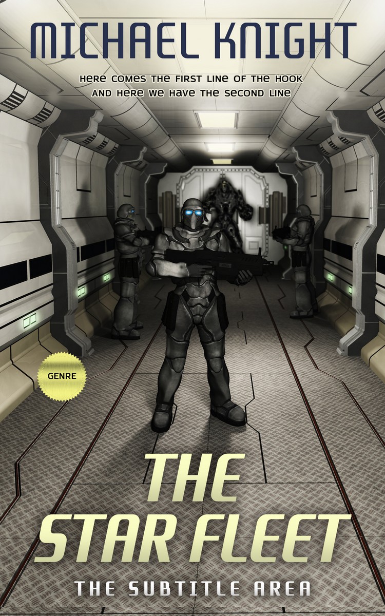 2D view of Armadillo #2488 - Premade Science Fiction Book Cover