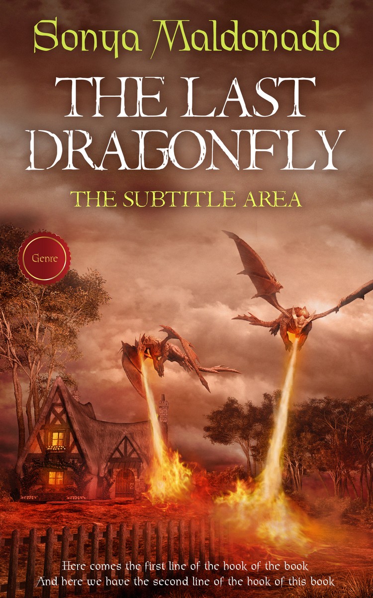 2D view of Nutmeg #2494 - Premade Fantasy Book Cover