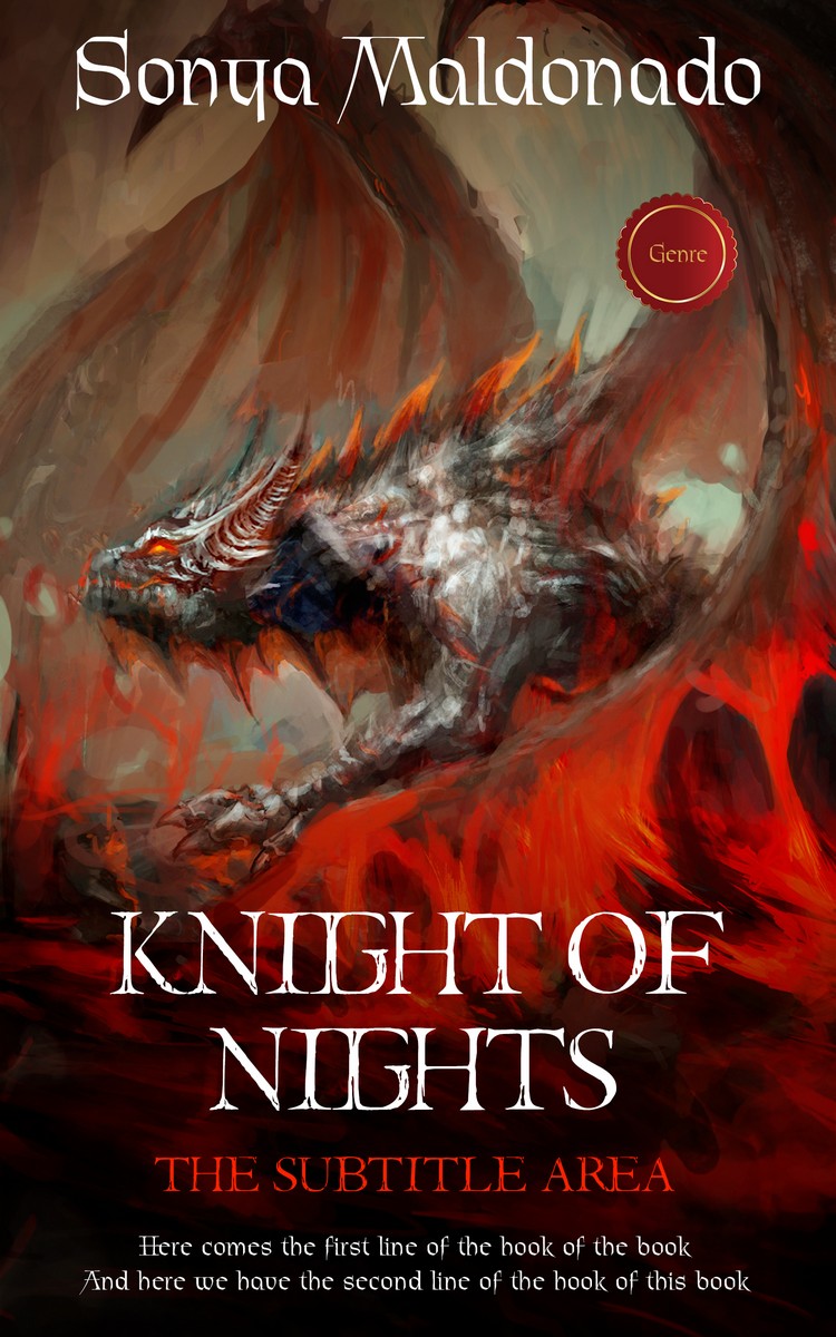 2D view of Cocoa Bean #2505 - Premade Apocalyptica Book Cover