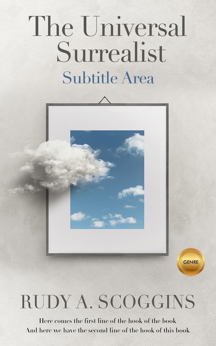 2D view of Quill Gray #2521 - Premade Self-Improvement & Self-Help Book Cover