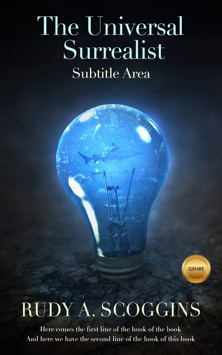 2D view of Mirage #2522 - Premade Abstract Book Cover