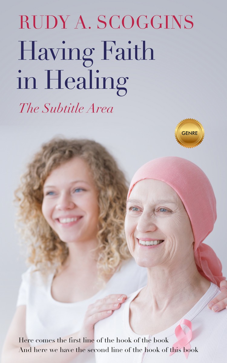 2D view of Pale Slate #2530 - Premade Health & Mind & Body Book Cover