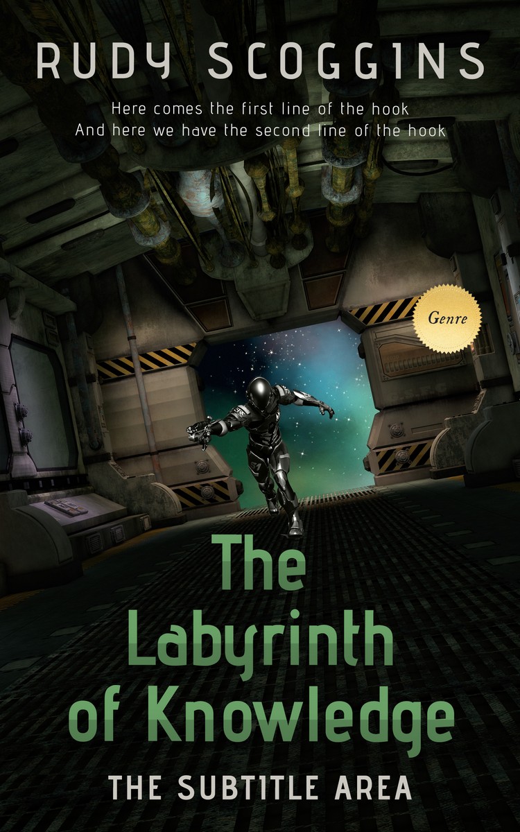 2D view of Rangoon Green #2580 - Premade Science Fiction Book Cover