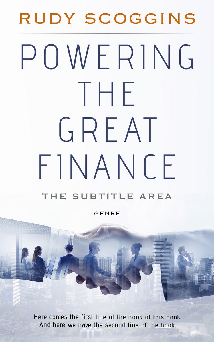 2D view of Premade Business Book Cover - Athens Gray