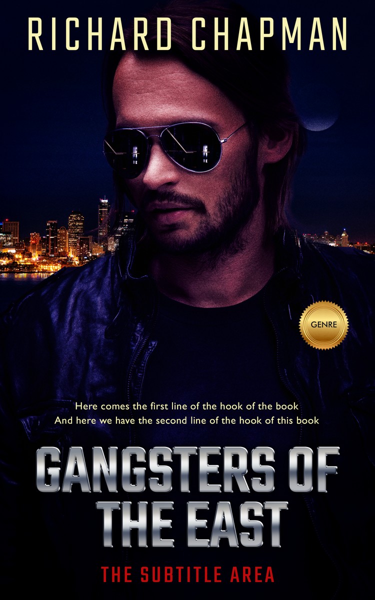 2D view of Ebony #2618 - Premade Teen & Young Adult Book Cover