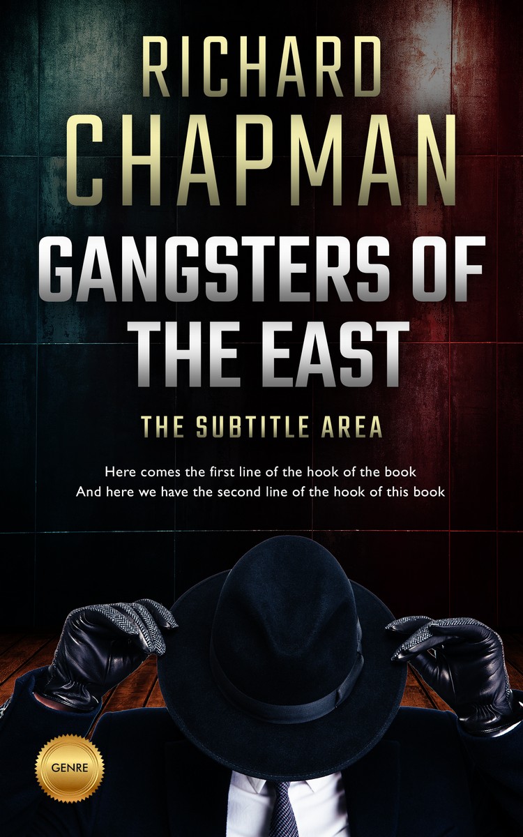 2D view of Premade Mystery & Thriller & Suspense Book Cover - Woodsmoke