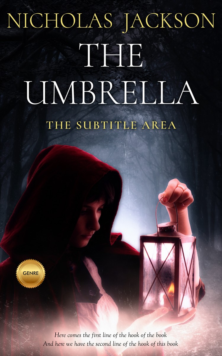 2D view of Clam Shell #2638 - Premade Fantasy Book Cover