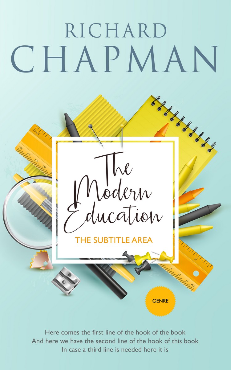 2D view of Premade Education Book Cover - Ziggurat