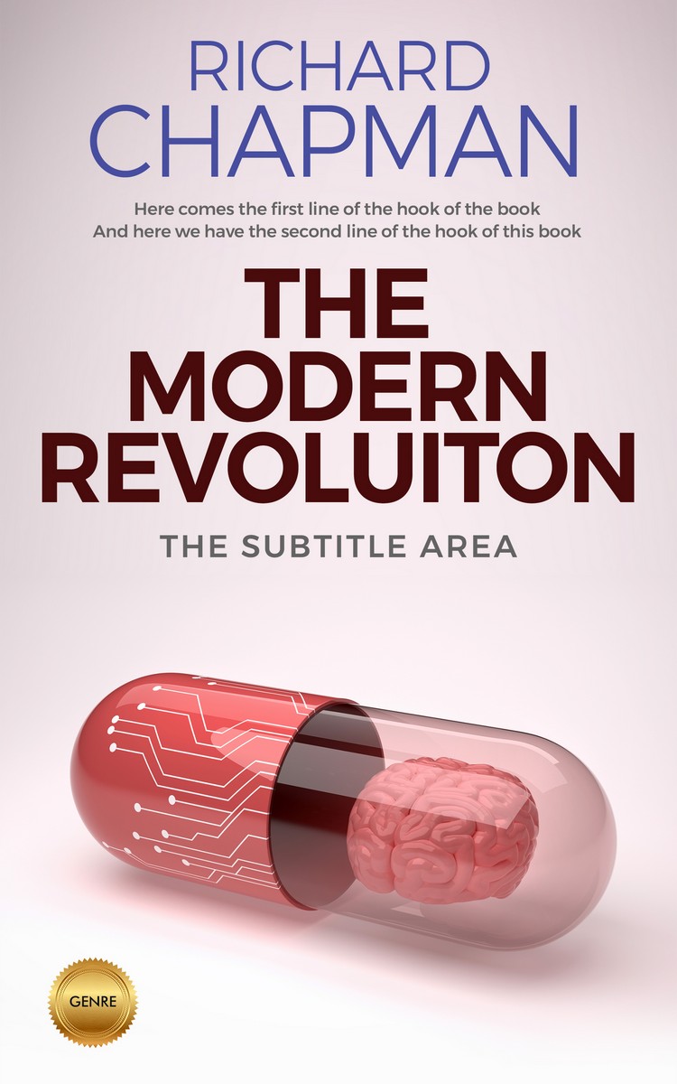 2D view of Premade Science & Nature Book Cover - Soft Peach