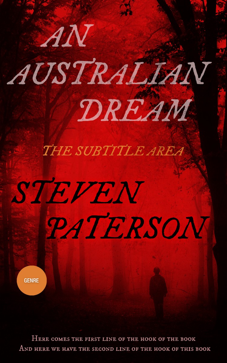 2D view of Premade Horror Book Cover - Thunderbird