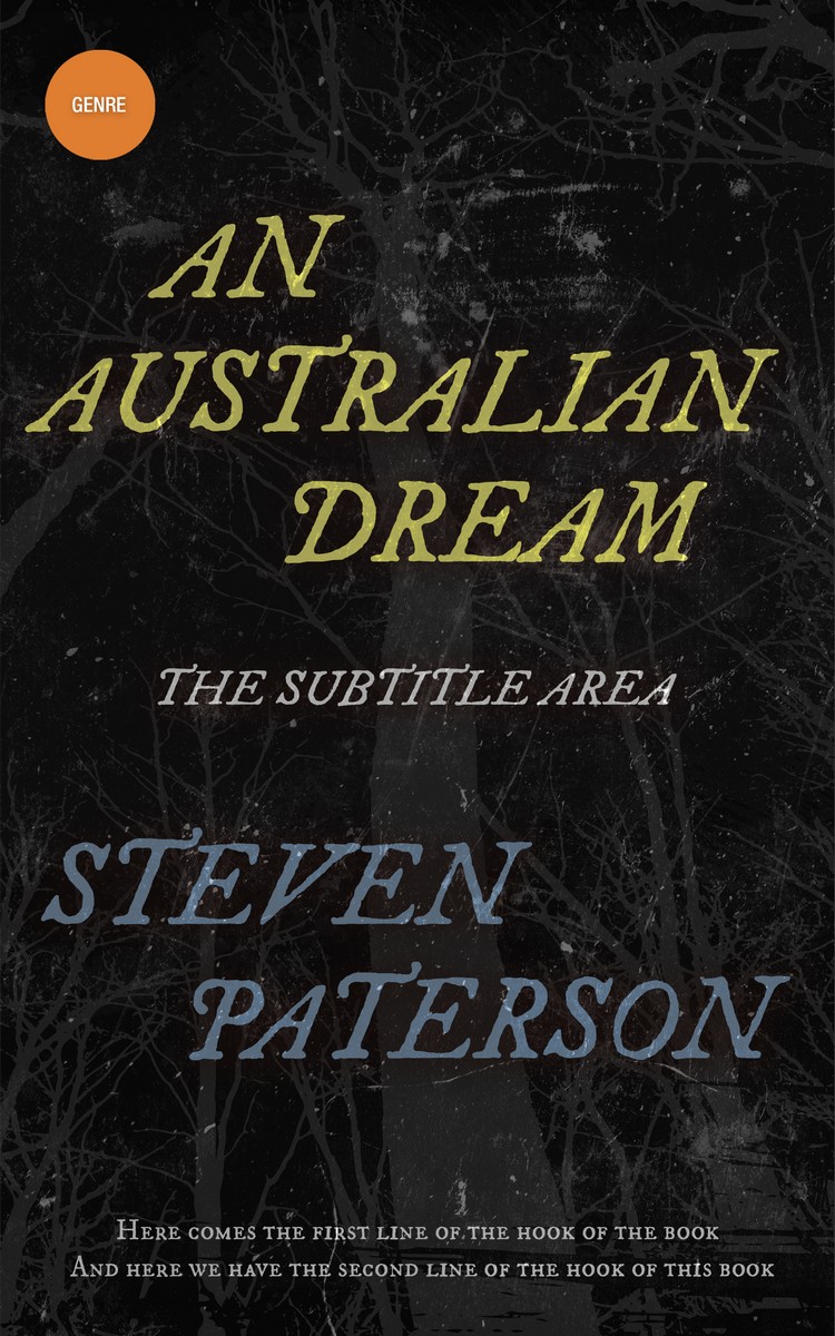 2D view of Premade Mystery & Thriller & Suspense Book Cover - Cod Gray