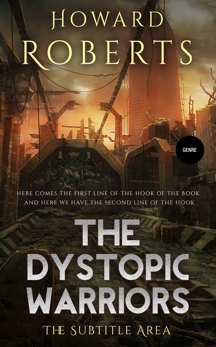 2D view of Oil #2743 - Premade Apocalyptica Book Cover