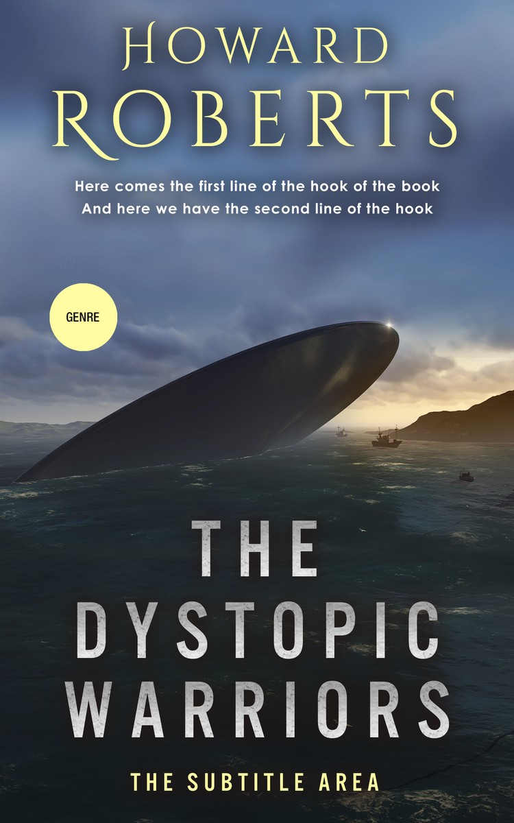 2D view of Bright Gray #2745 - Premade Apocalyptica Book Cover