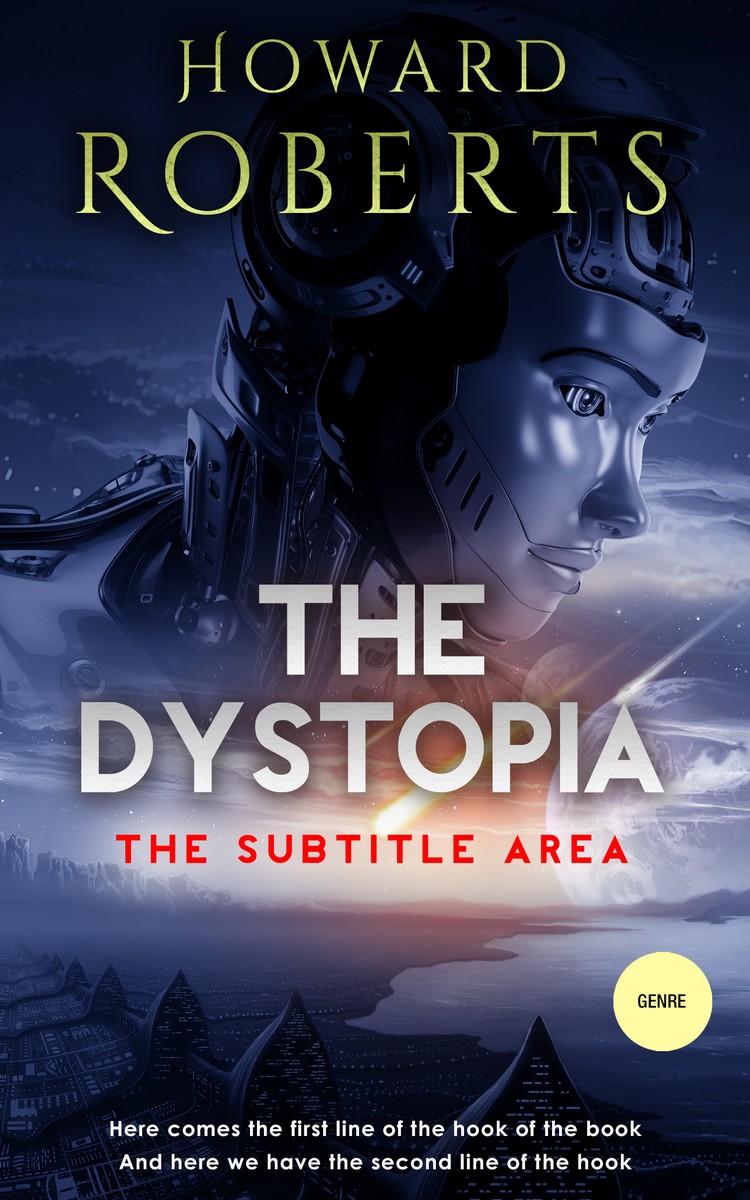 2D view of Premade Science Fiction Book Cover - Mirage