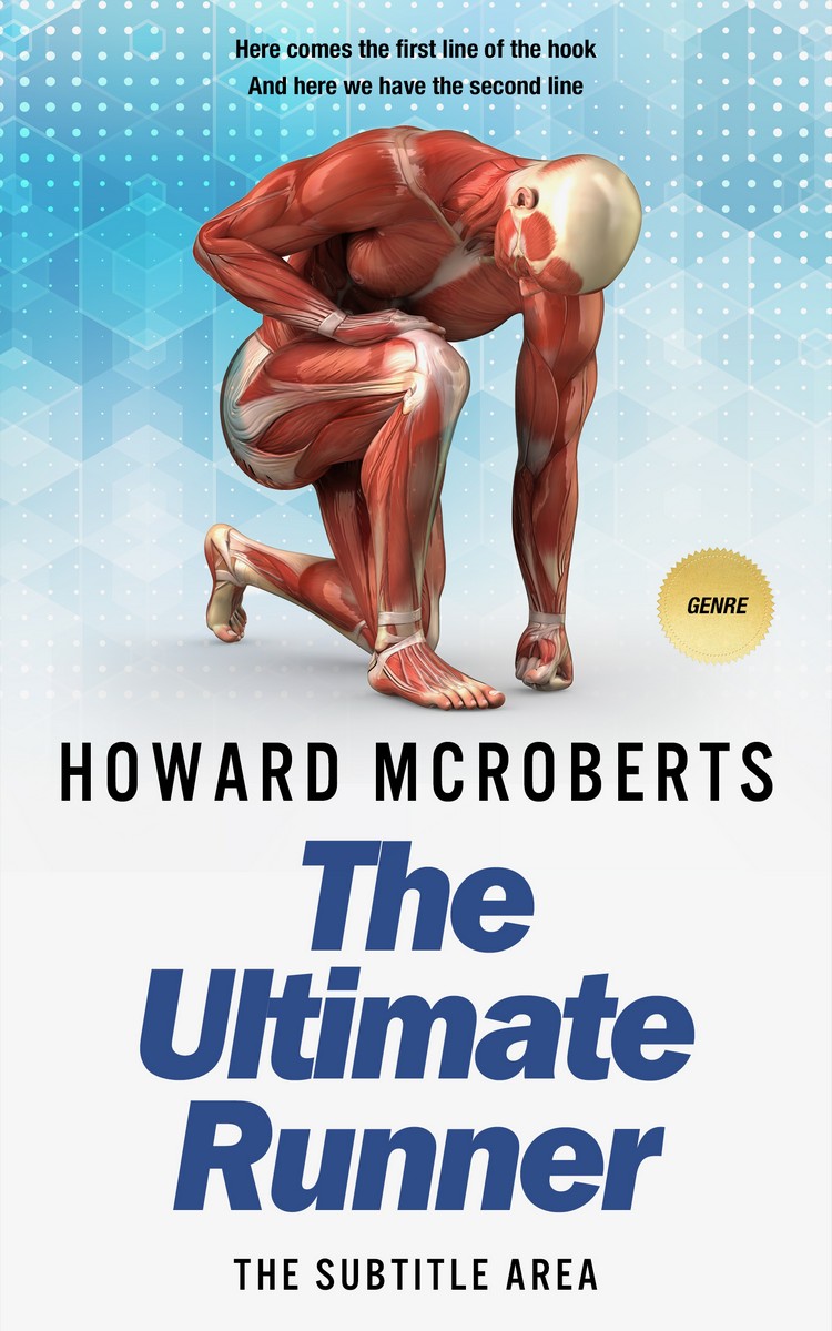 2D view of Premade Health & Mind & Body Book Cover - San Juan