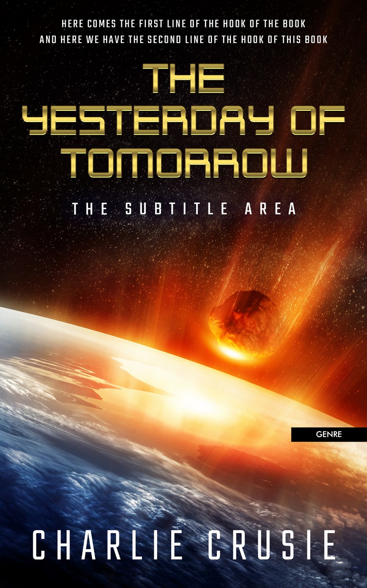 2D view of Premade Apocalyptica Book Cover - Di Serria