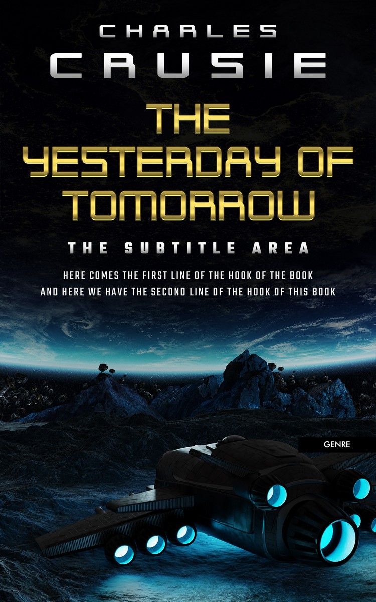 2D view of Bunker #2831 - Premade Science Fiction Book Cover