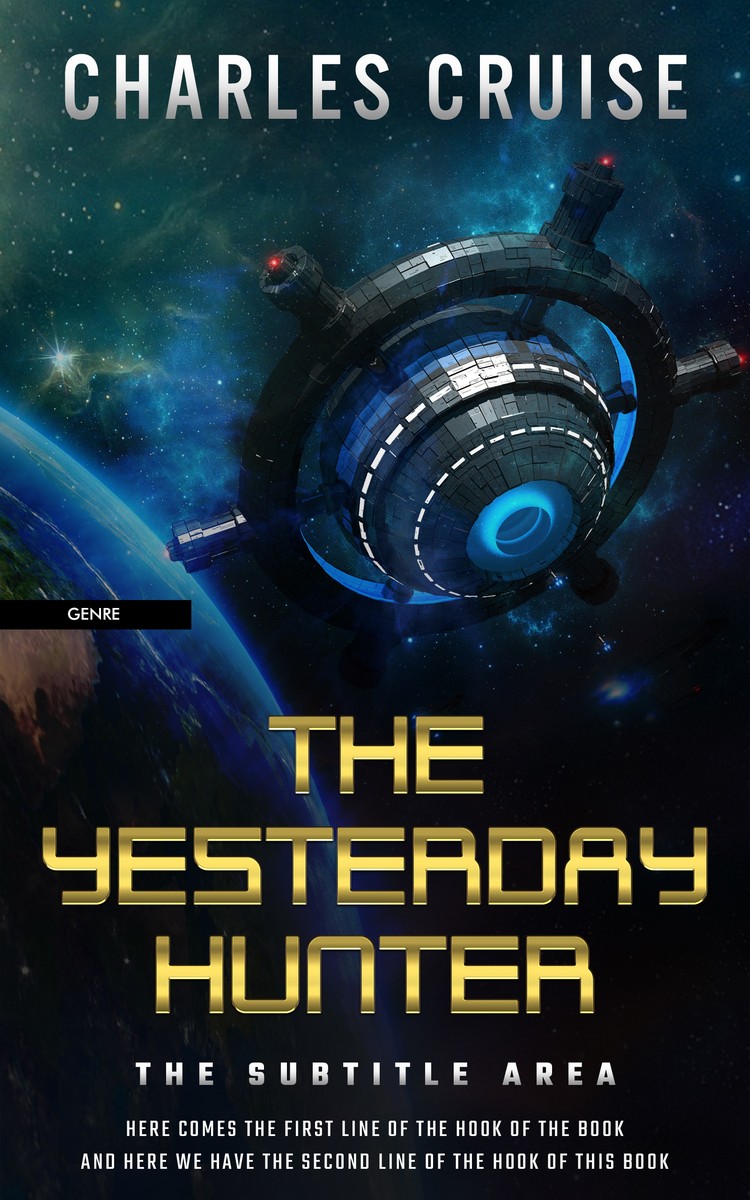 2D view of Big Stone #2832 - Premade Science Fiction Book Cover