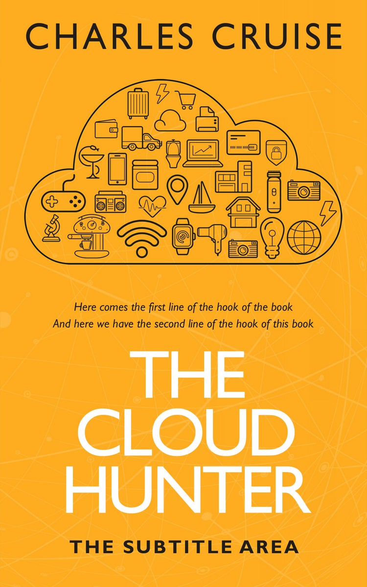 2D view of Premade Business Book Cover - Sea Buckthorn