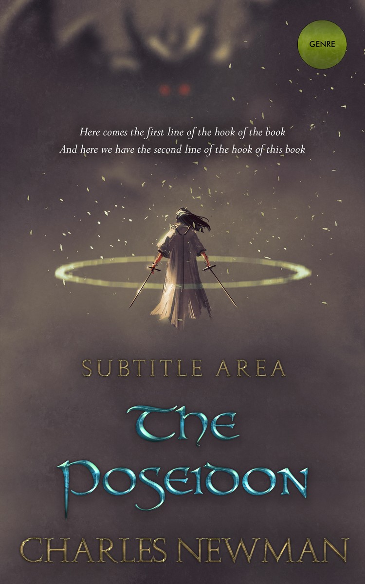 2D view of Premade Fantasy Book Cover - Tundora