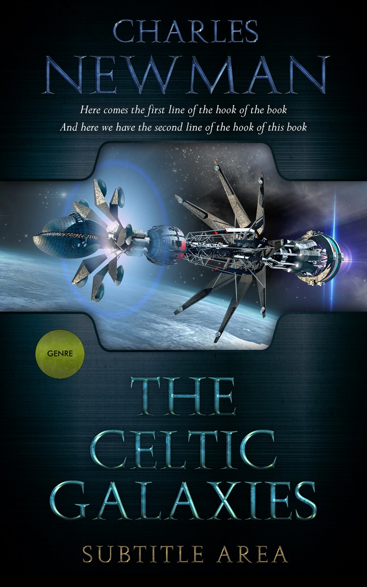 2D view of Aztec #2888 - Premade Science Fiction Book Cover