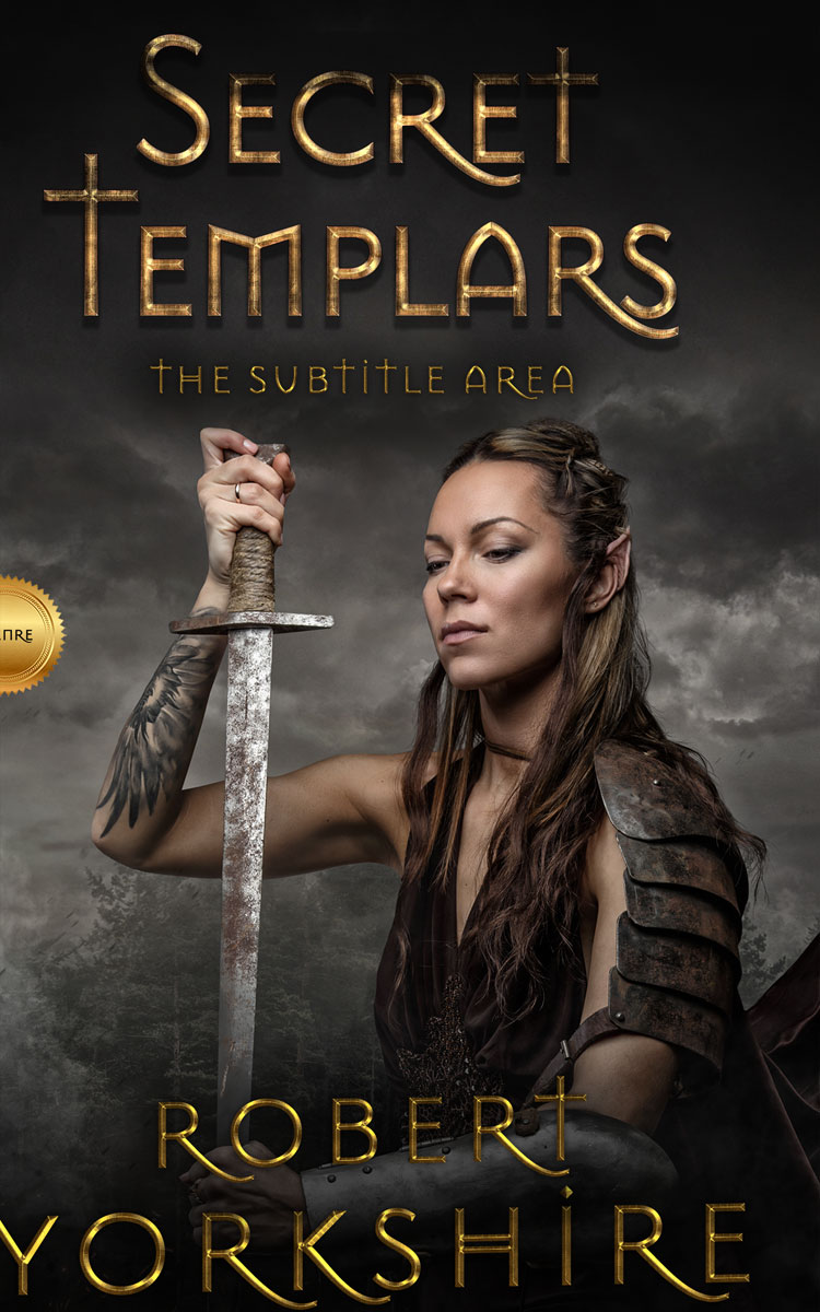 2D view of Dune #2942 - Premade Fantasy Book Cover