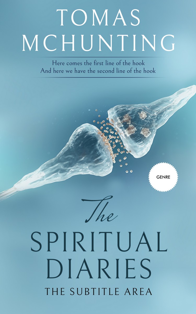 2D view of Premade Health & Mind & Body Book Cover - Glacier