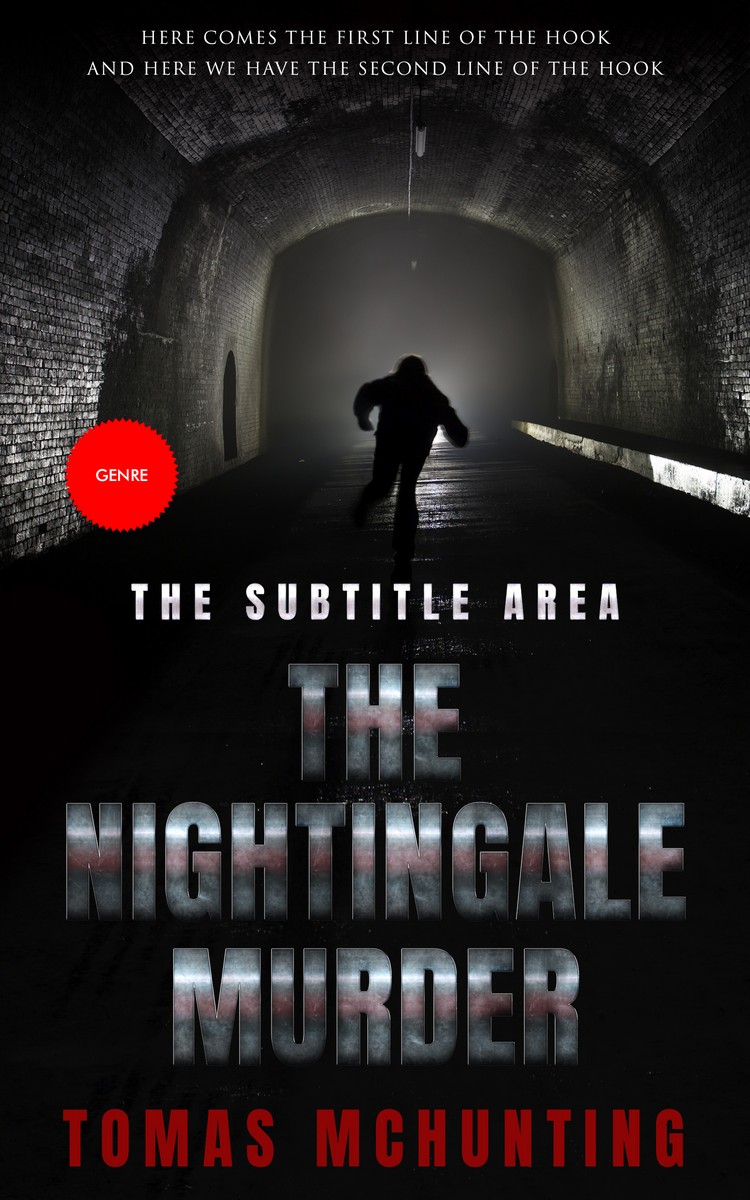 2D view of Cod Gray #2972 - Premade Mystery & Thriller & Suspense Book Cover