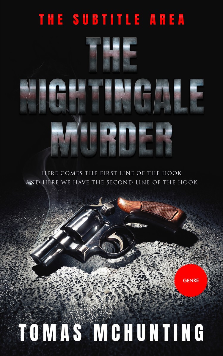 2D view of Woodsmoke #2974 - Premade Mystery & Thriller & Suspense Book Cover