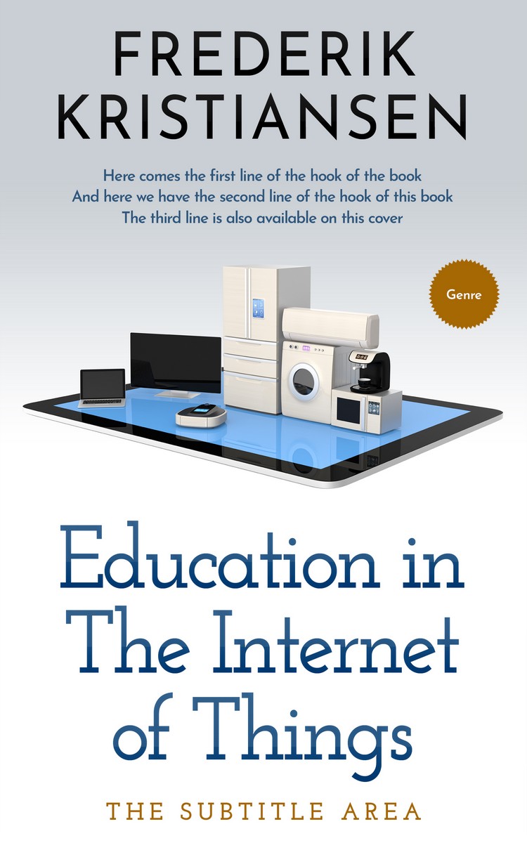 2D view of Premade Business Book Cover - Iron