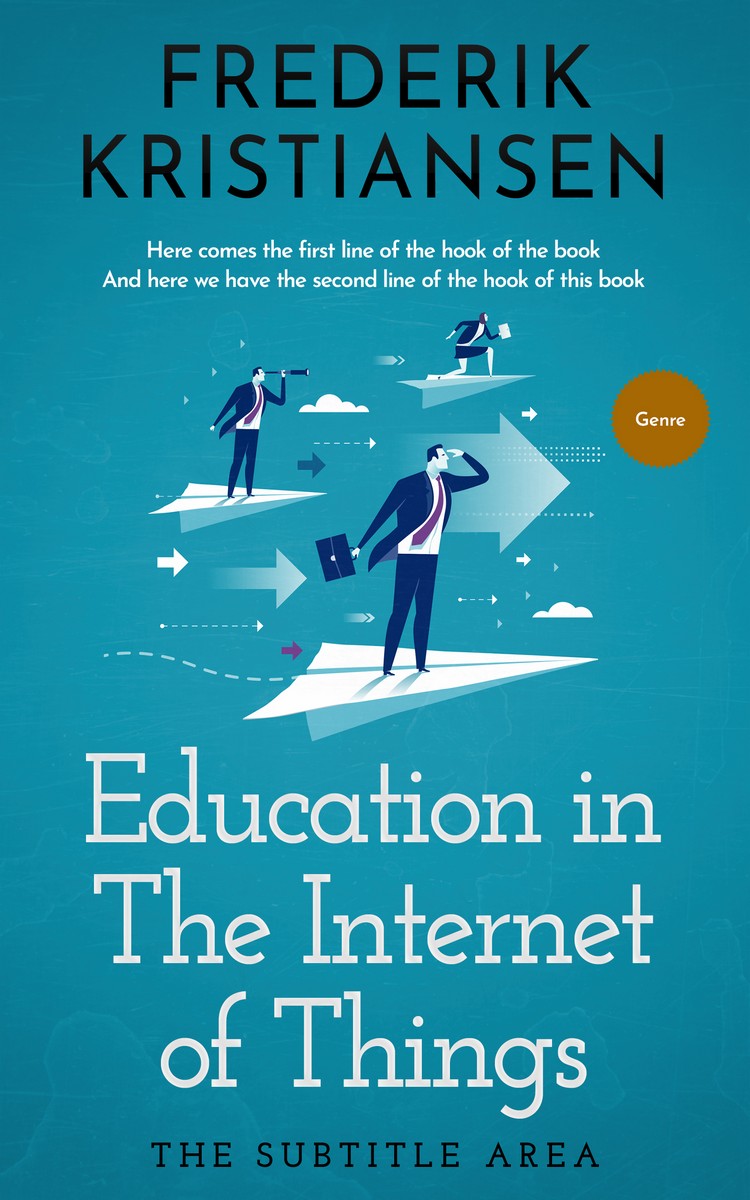 2D view of Blue Chill #2983 - Premade Self-Improvement & Self-Help Book Cover