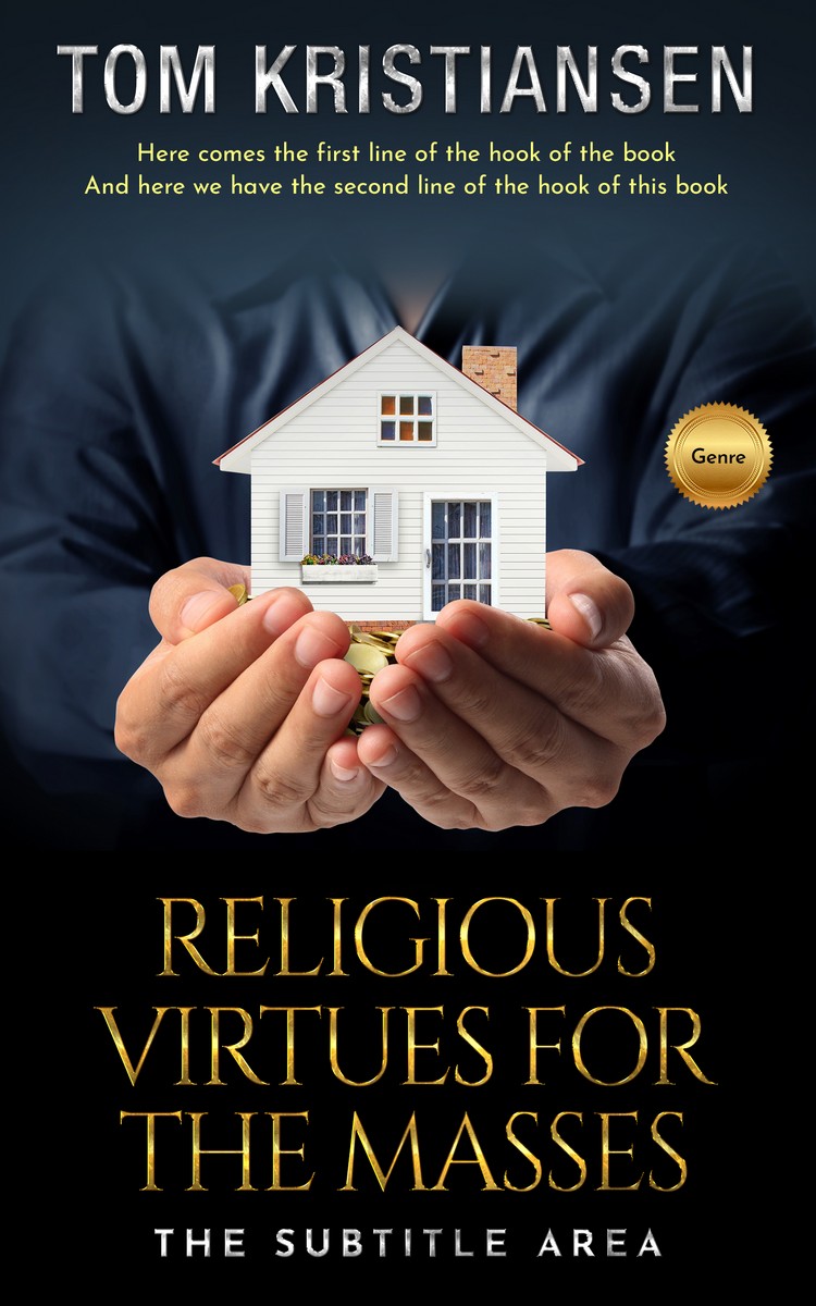 2D view of Sorrell Brown #2991 - Premade Business Book Cover