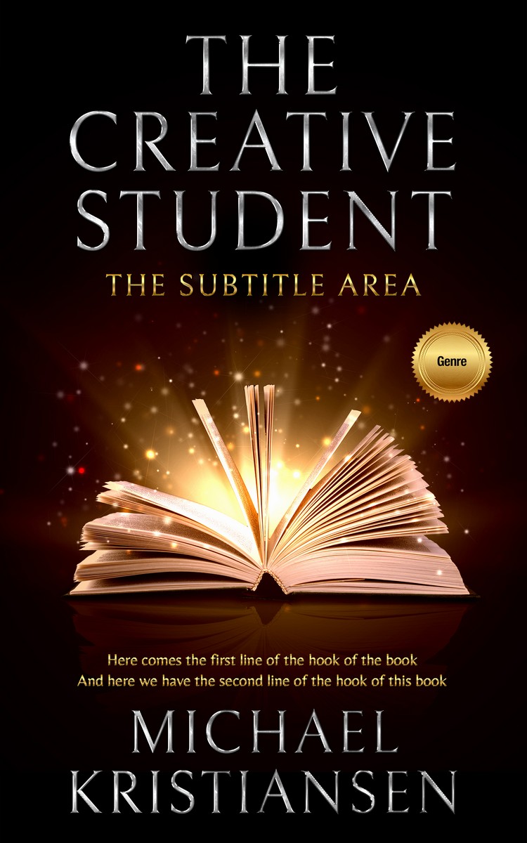 2D view of Tan #3000 - Premade Fantasy Book Cover