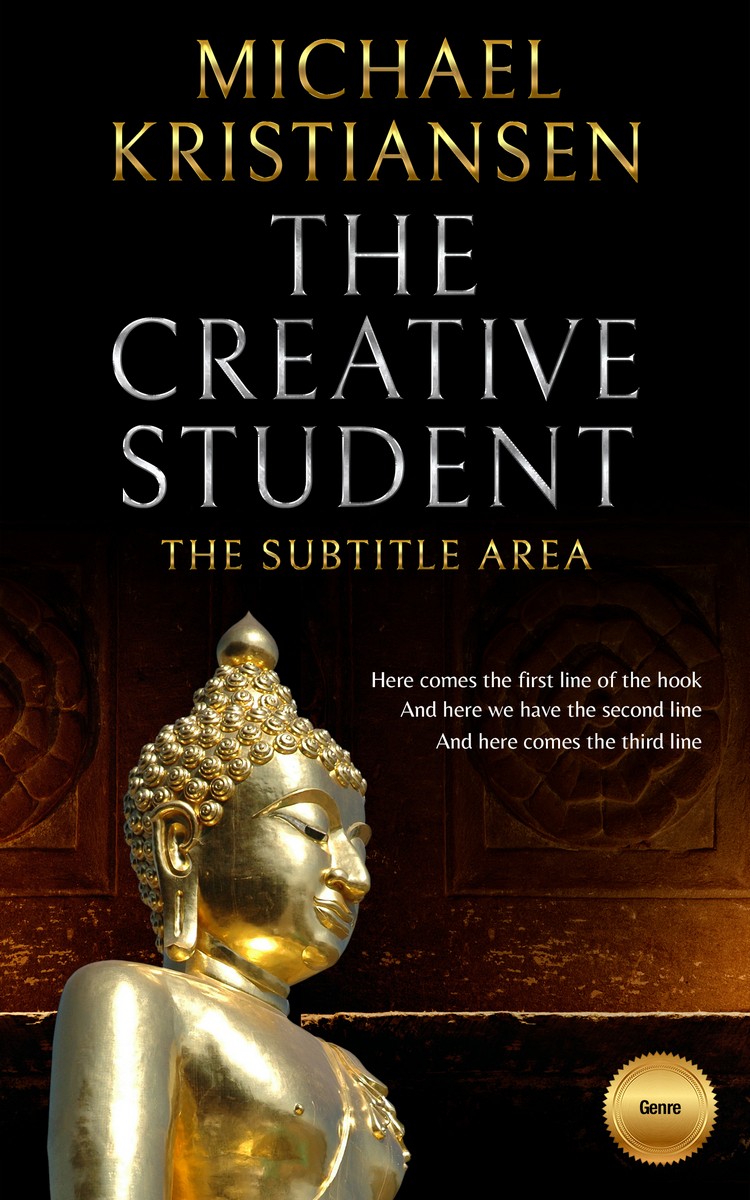 2D view of Teak #3001 - Premade Health & Mind & Body Book Cover