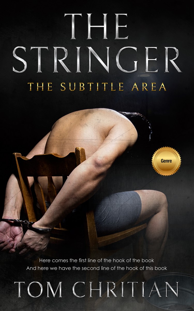 2D view of Cod Gray #3004 - Premade Mystery & Thriller & Suspense Book Cover