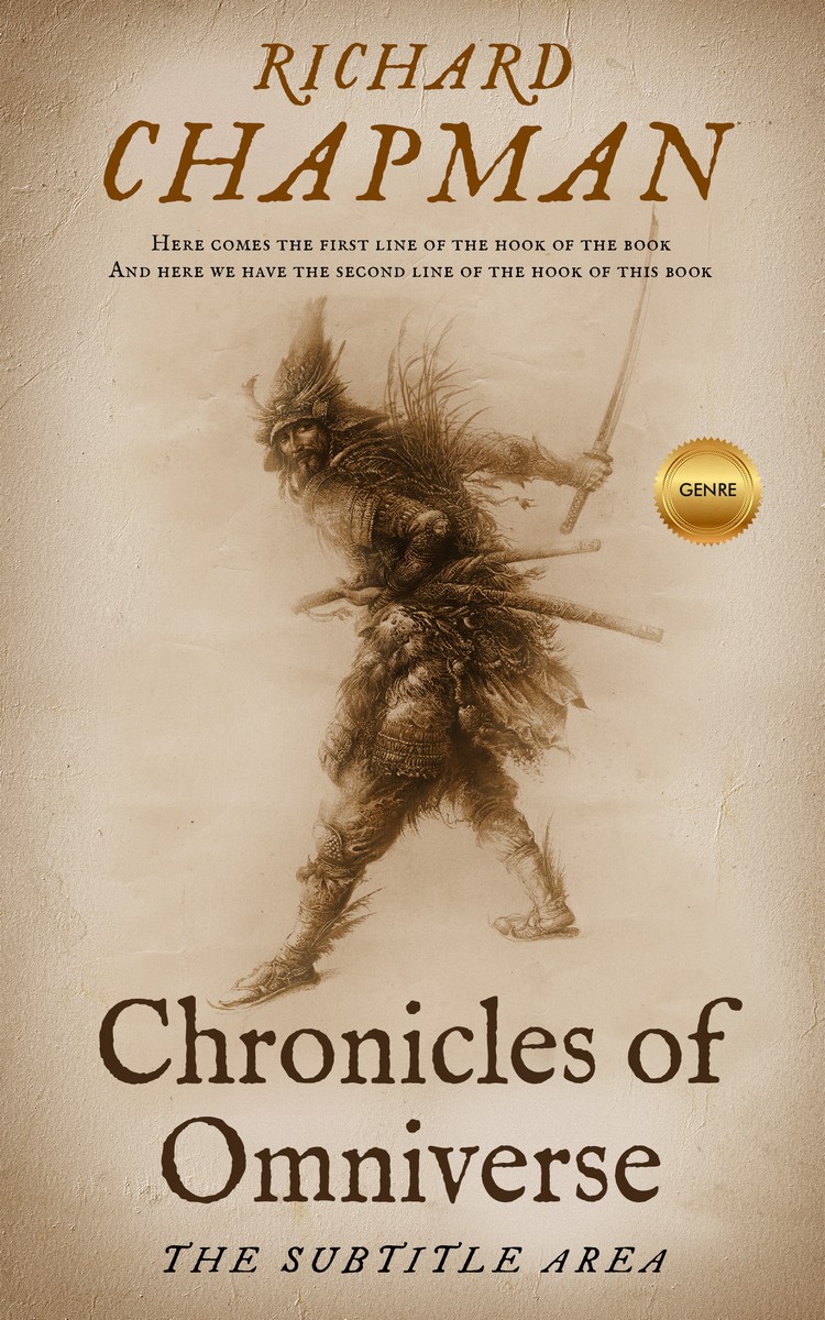 2D view of Premade Historical Book Cover - Rodeo Dust