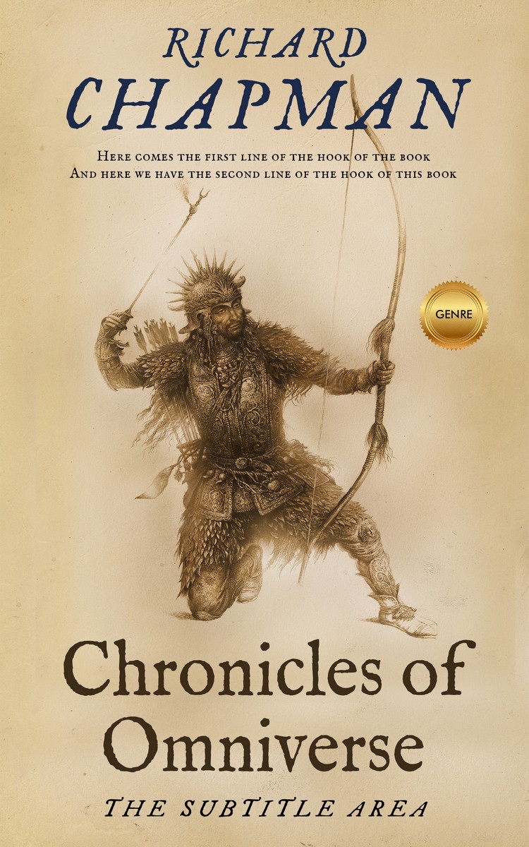 2D view of Premade Fantasy Book Cover - Pavlova