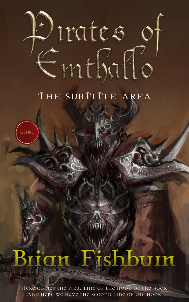 2D view of English Walnut #3029 - Premade Apocalyptica Book Cover | BookCoverZone