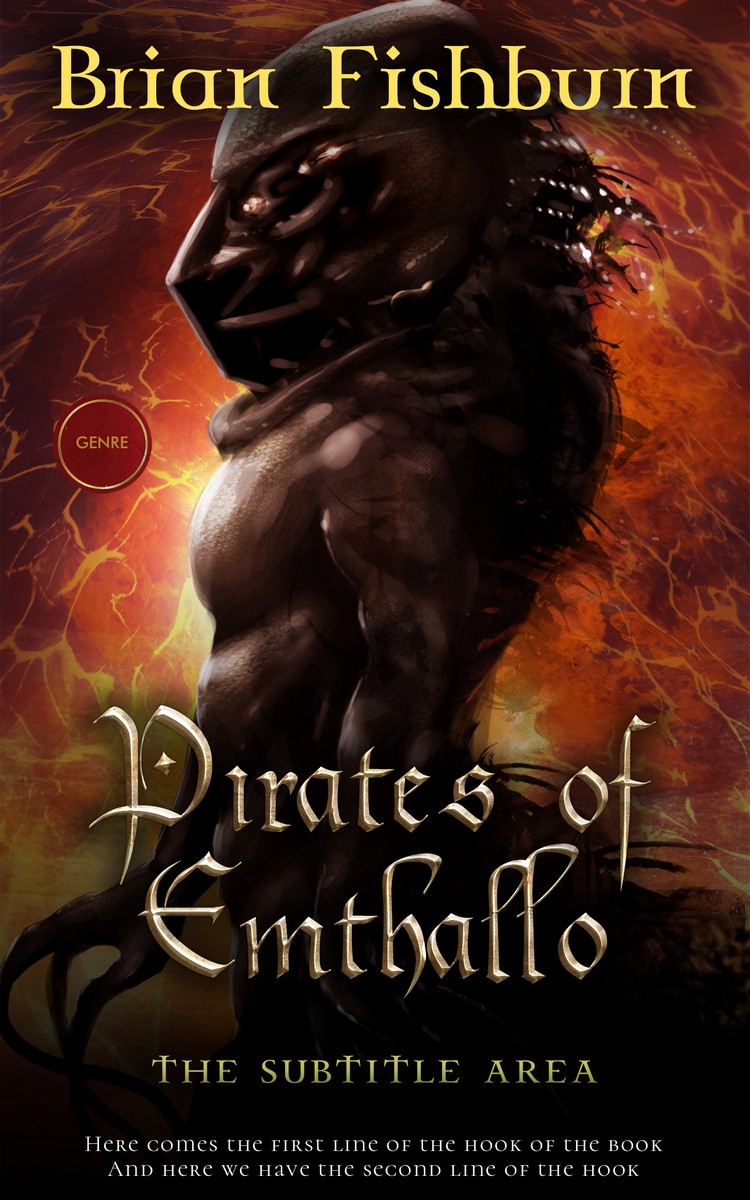 2D view of Coffee Bean #3032 - Premade Fantasy Book Cover