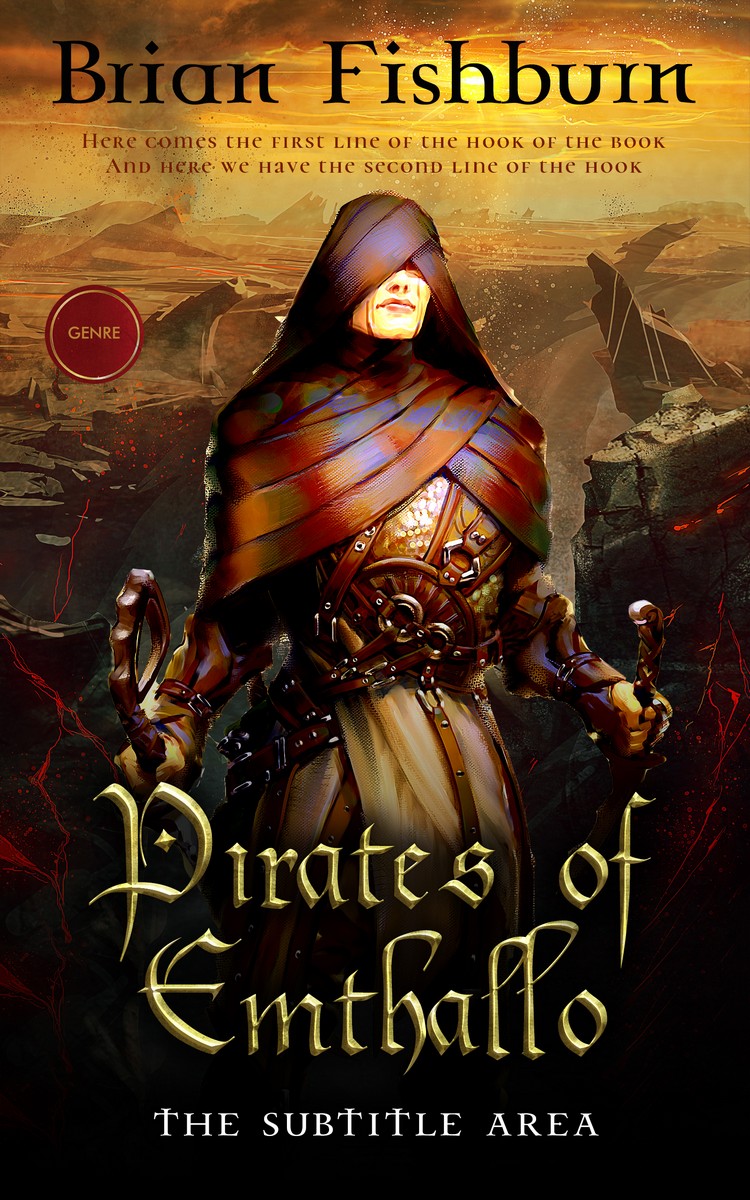 2D view of Tussock #3037 - Premade Fantasy Book Cover