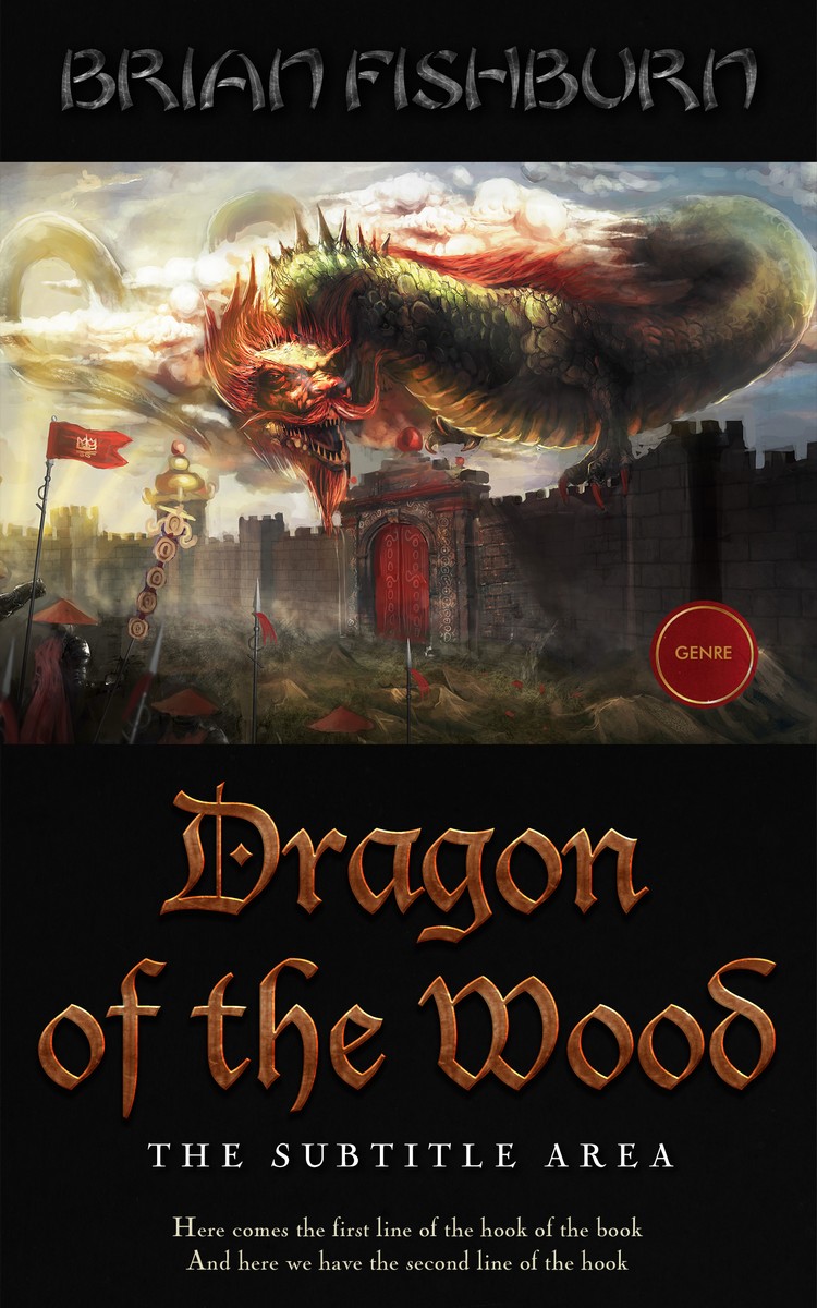 2D view of Indian Khaki #3040 - Premade Fantasy Book Cover