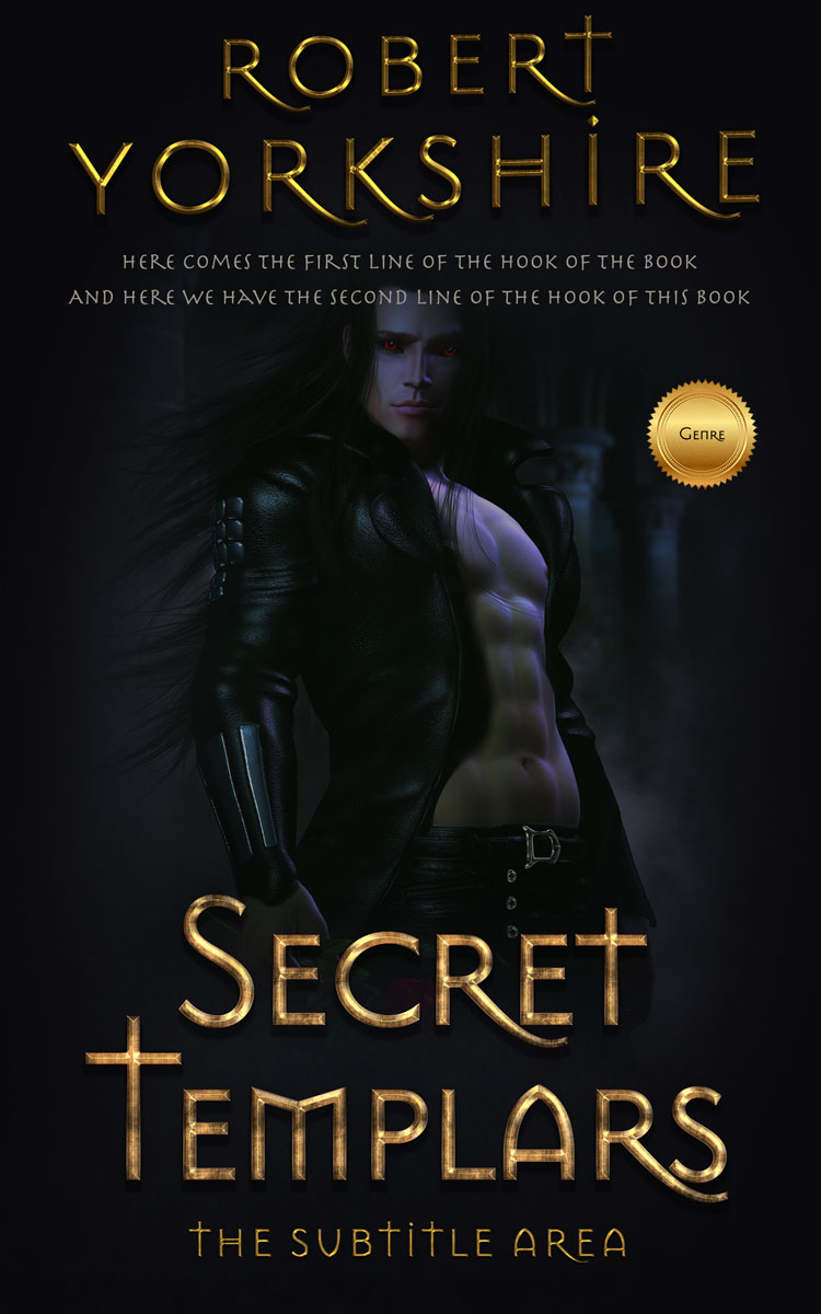 2D view of Woodsmoke #3076 - Premade Fantasy Book Cover