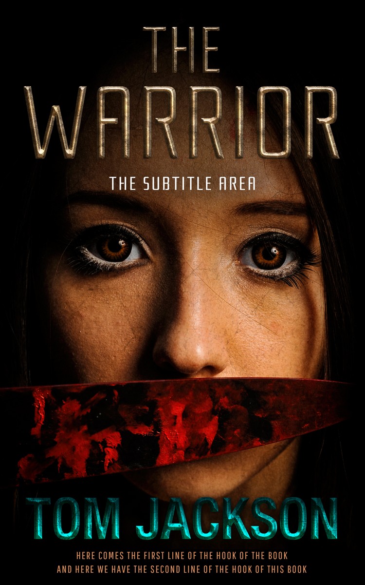 2D view of Twine #3089 - Premade Action & Adventure Book Cover