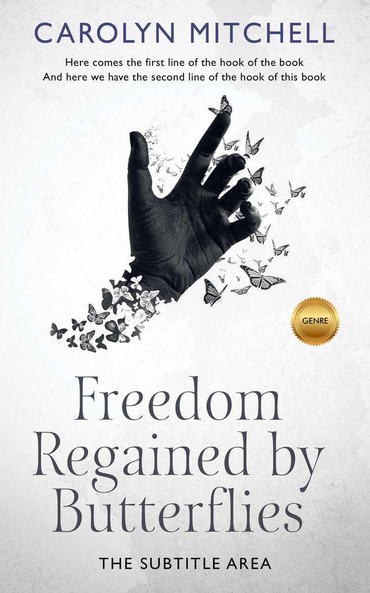 2D view of Premade Self-Improvement & Self-Help Book Cover - Desert Storm