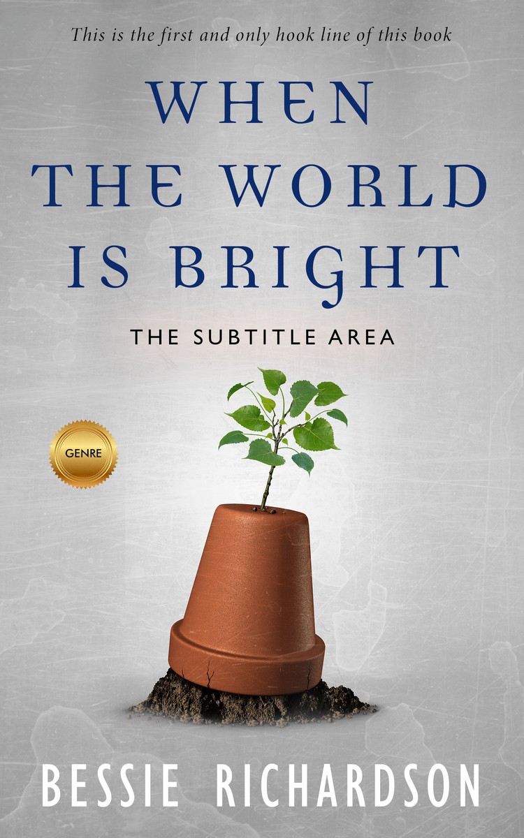 2D view of Gray Nickel #3118 - Premade Self-Improvement & Self-Help Book Cover