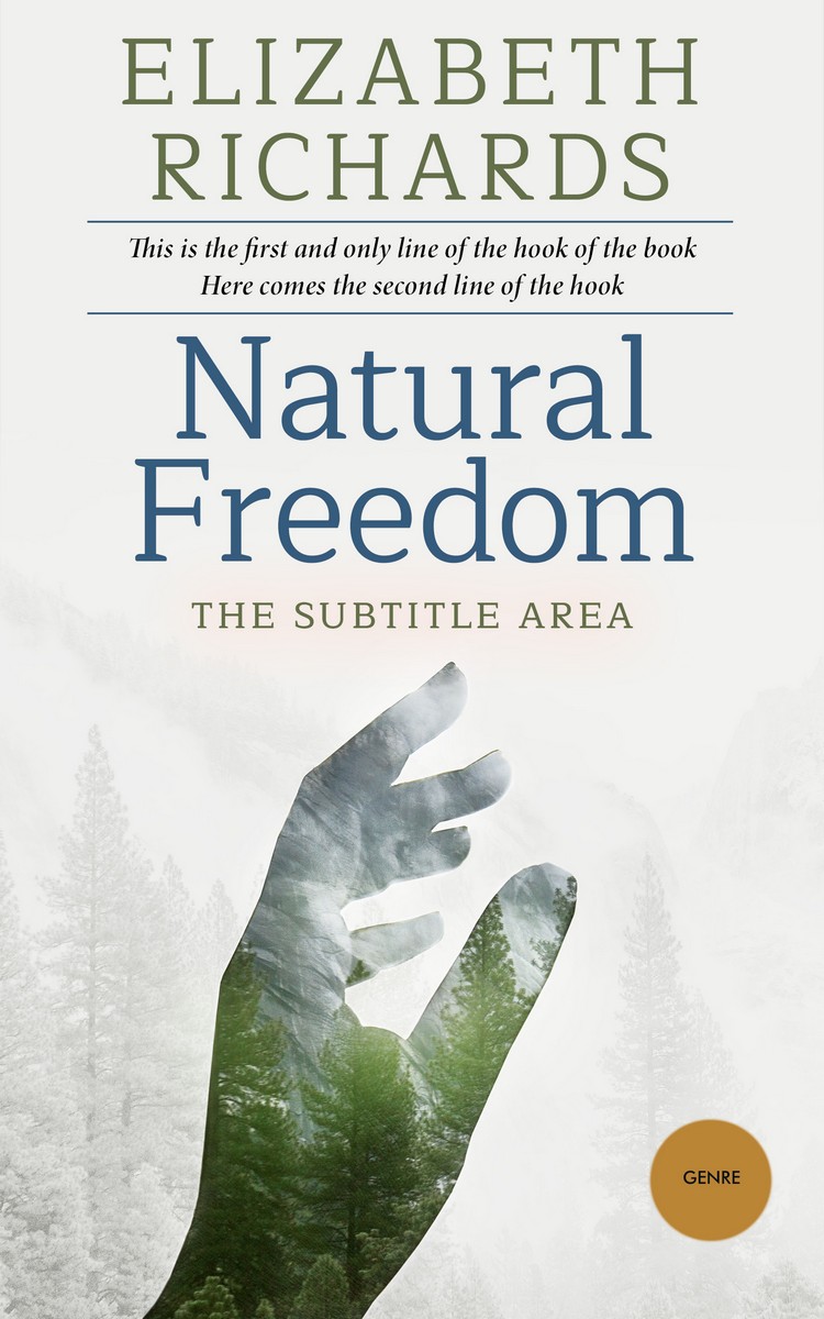 2D view of Premade Self-Improvement & Self-Help Book Cover - Cararra